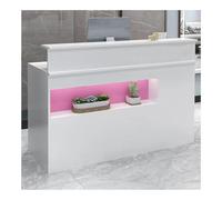 Bureau de réception moderne élégant pour bureau et hall d'accueil - Meubles de salle de réception (D 80 cm)