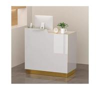 Bureau de réception moderne L SD avec comptoir Ders Slish Office & Salon Chut Counter Retail Caissier Table pour halls et zones de réception