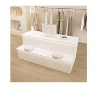 Bureau de réception moderne multifonction avec tiroir verrouillable Idéal pour les magasins et les bureaux Design élégant H : 100 cm