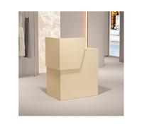 Bureau de réception moderne - Petit comptoir de vente au détail - Support simple et élégant pour caisse enregistreuse - 80 cm de long - Parfait pour les magasins et les salons