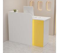 Bureau de réception moderne pour bureau et beauté avec tiroir verrouillable pour ordinateur - Design élégant et fonctionnel pour un usage professionnel