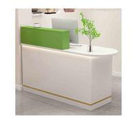 Bureau de réception moderne pour cliniques et vente au détail avec tiroirs verrouillables, idéal pour les magasins de vêtements, les salons de beauté et plus encore (80 cm à droite)