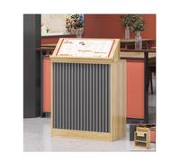 Bureau de réception moderne pour restaurants et vente au détail, comptoir de consultation simple et d'orientation, table de caisse (L100 cm, sans roulettes) - Idéal pour les magasins et les zones