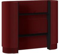 Bureau de réception moderne, support de caisse ovale incurvé portable, table de bureau pliable, pour expositions, présentoirs, petits espaces, bars, magasins et hôtels, A