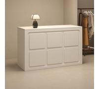 Bureau de réception moderne - Table de bureau debout pour une expérience client améliorée, espace de travail efficace pour les bureaux et les salons, design ergonomique élégant