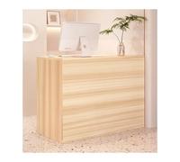 Bureau de réception moderne - Table de comptoir polyvalente en bois pour magasins et bureaux Table de réception élégante (100 x 60 cm) - Idéal pour les espaces de vente au détail