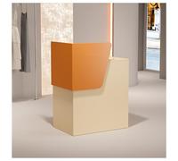Bureau de réception moderne - Table de comptoir simple pour bureau et restaurant - Petite réception - Armoire à caisses élégante pour magasin et salle de réception (A2 - 80 cm)