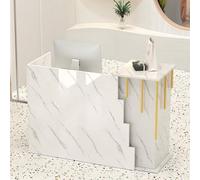 Bureau de réception multifonction avec tiroir à clavier, comptoir de vente au détail avec espace de rangement pour bureau, centre commercial, salon de beauté - Design polyvalent et élégant
