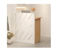 Bureau de réception pour bureau, comptoir de vente au détail, mini marché, table de réception, magasin de vêtements, meubles de réception (L80 cm) - Design élégant et fonctionnel