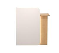 Bureau de réception pour caisses et vente au détail - Table de comptoir à tiroirs verrouillables avec clapier - Bureau compact pour petites entreprises (100 x 45 x 95 cm)