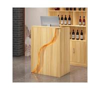 Bureau de réception verrouillable avec tiroir - Design moderne peu encombrant pour petites entreprises et magasins de détail