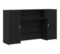 Bureau de réception vidaXL Chêne noir 180x50x103,5 cm Bois d’ingénierie 3324206 G