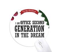 bureau de seconde génération tapis de souris en caoutchouc de sapin de noël