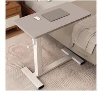 Bureau Debout, Bureau Mobile, Bureaux de Bureau, Table d'étude, Bureaux relevables, réglage Manuel de la Hauteur du Bureau, Table de Chevet for Bureau à Domicile(Gray2,80cm/31.49in)