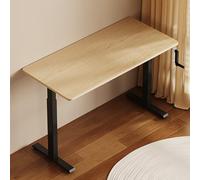 Bureau debout manuel avec tiroir de rangement, hauteur réglable pour le bureau à domicile, favorise une routine de travail assis-debout saine