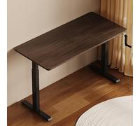 Bureau debout manuel avec tiroir de rangement, hauteur réglable pour le bureau à domicile, favorise une routine de travail assis-debout saine