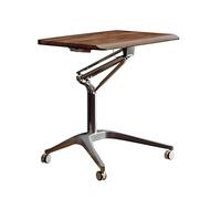 Bureau debout portable réglable pour ordinateurs portables - Podium mobile ergonomique pour petits espaces, idéal pour le bureau à domicile et le salon compact, design réglable en hauteur