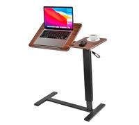 Bureau Debout Réglable En Hauteur Avec Roulettes, Table Debout Mobile 80 X 40 Cm,Tables D'allaitement Réglable En Hauteur, Table D'appoint Pour Lit D'hôpital, Tables Pour Ordinateur Portable,80-116 Cm