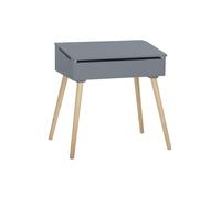 Bureau d'écolier - ATMOSPHERA - Pupitre en Bois - Coloris Gris - Style Contemporain - Design