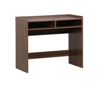 sweeek - Bureau décor Bois 2 casiers de Rangement Noyer - L 90 x P 45 x H 78 cm - Jules