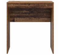 Bureau d'écriture compact - vidaXL - 70x40x76 cm - Bois ancien - Bois d'ingénierie - Design moderne - Rangement intégré
