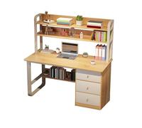 Bureau d'écriture et étagère - Solution de rangement polyvalente pour bureau à domicile, idéal pour divers scénarios