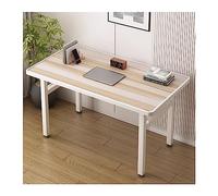 Bureau d'écriture pliable pour bureau à domicile avec design moderne et utilisation multifonctionnelle, bureau portable et élégant pour étudiants et professionnels (blanc, 80 x 50 x 74 cm)