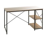 Bureau Design 2 Niches "Ademo" 120cm Chêne & Noir