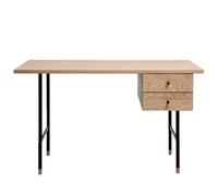 Bureau Design 2 Tiroirs "Jugend" 130cm Chêne