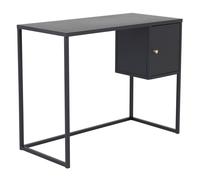 Bureau Design Avec Porte "Bakal" 95cm Noir