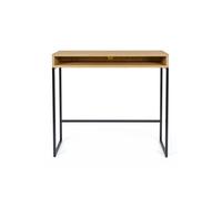 Bureau Design "Frame" 100cm Chêne & Noir