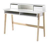 Bureau Design "Kiddy" 120cm Naturel & Blanc
