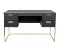 Bureau Design "Pimlico" 130cm Charbon