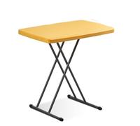 Bureau d'étude pliable et réglable en hauteur - Table multicolore portable pour salle à manger, intérieur/extérieur, camping, solution gain de place, mobilier polyvalent et léger