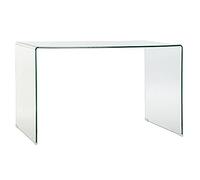 Bureau DKD Home Decor Transparent Verre 2642 (125 x 70 x 74 cm)