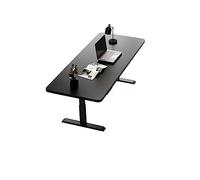Bureau d'ordinateur Ascenseur électrique Intelligent en Bois Moderne de Style de Luxe avec tiroirs Double Moteur Double Usage Domestique Bureau PC Senior Bureau Boss PC Desk Table Gaming (Color : B,
