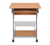 Bureau D'ordinateur Avec Plateau À Clavier Coulissant Marron Yueyinnkeji Type1 Marron