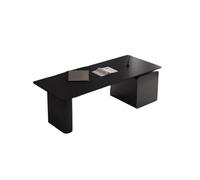 Bureau d'ordinateur Bureau Bureau Minimaliste de Style Ardoise pour Petits Appartements, Établi Ordinateur Boss Noir Moderne, Adapté aux Affaires et à la Maison Bureau de Jeu de Bureau de Vanity Desk