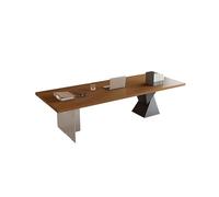 Bureau d'ordinateur Bureau de travail d'ordinateur en acrylique massif, bureau à domicile simple, entreprise appropriée, salon et chambre à coucher Bureau de jeu Vanity Desk (180x80x75cm)