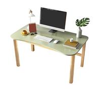 Bureau d'ordinateur, bureau d'écriture, construction en bois d'hévéa durable, polyvalent pour divers scénarios