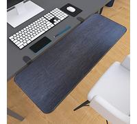 Bureau d'ordinateur en bois avec accoudoir pliable, étagère, tapis de souris, support de bureau à domicile, plateau noir, 60 x 24 cm - Design compact pour la productivité
