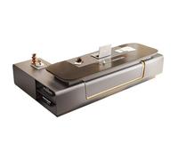 Bureau d'ordinateur exécutif de 110,2 Pouces, Un Bureau de Patron, de Directeur et de président en Forme de L Moderne, Simple et Luxueux, est utilisé dans Le Salon