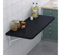 Bureau d'ordinateur Flottant Tables de Salle À Manger Multifonctionnelle A Variety of Styles to Choose from Well Integrated with Various Decoration Styles(Black,90x50cm/36x20)