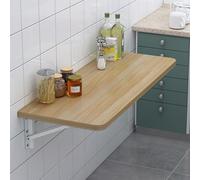 Bureau d'ordinateur Flottant Tables de Salle À Manger Multifonctionnelle A Variety of Styles to Choose from Well Integrated with Various Decoration Styles(Light Wood Grain,120x40cm/47x16)