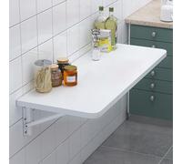 Bureau d'ordinateur Flottant Tables de Salle À Manger Multifonctionnelle A Variety of Styles to Choose from Well Integrated with Various Decoration Styles(White,120x30cm/47x12)