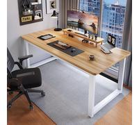 Bureau D'ordinateur for La Maison,Bureau De Gaming,Bureaus À Écriture for Poste De Travail,Postes De Travail Table D’étude/d'écriture/à Manger for Maison/Bureaus(Natural1,120 * 50cm/47 * 20in)