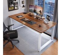 Bureau D'ordinateur for La Maison,Bureau De Gaming,Bureaus À Écriture for Poste De Travail,Postes De Travail Table D’étude/d'écriture/à Manger for Maison/Bureaus(Brown1,100 * 50cm/39 * 20in)