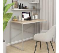Bureau d'Ordinateur Meuble de Travail Écriture Noir Bois d’Ingénierie vidaXL
