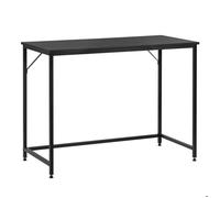 Bureau d'ordinateur moderne 100 × 50 × 76 cm - Table industrielle style loft, noire