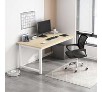 Bureau d'ordinateur moderne et simple - Table d'écriture et de jeu portable avec cadre en métal robuste pour bureau d'étude multifonction 120 x 70 x 73 cm